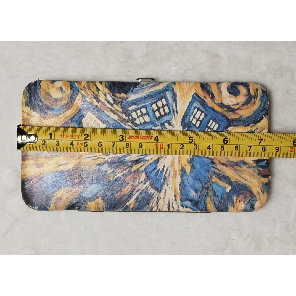 Doctor Who Van Gogh Exploding‎ TARDIS Vinyl Ladies Clutch Wallet